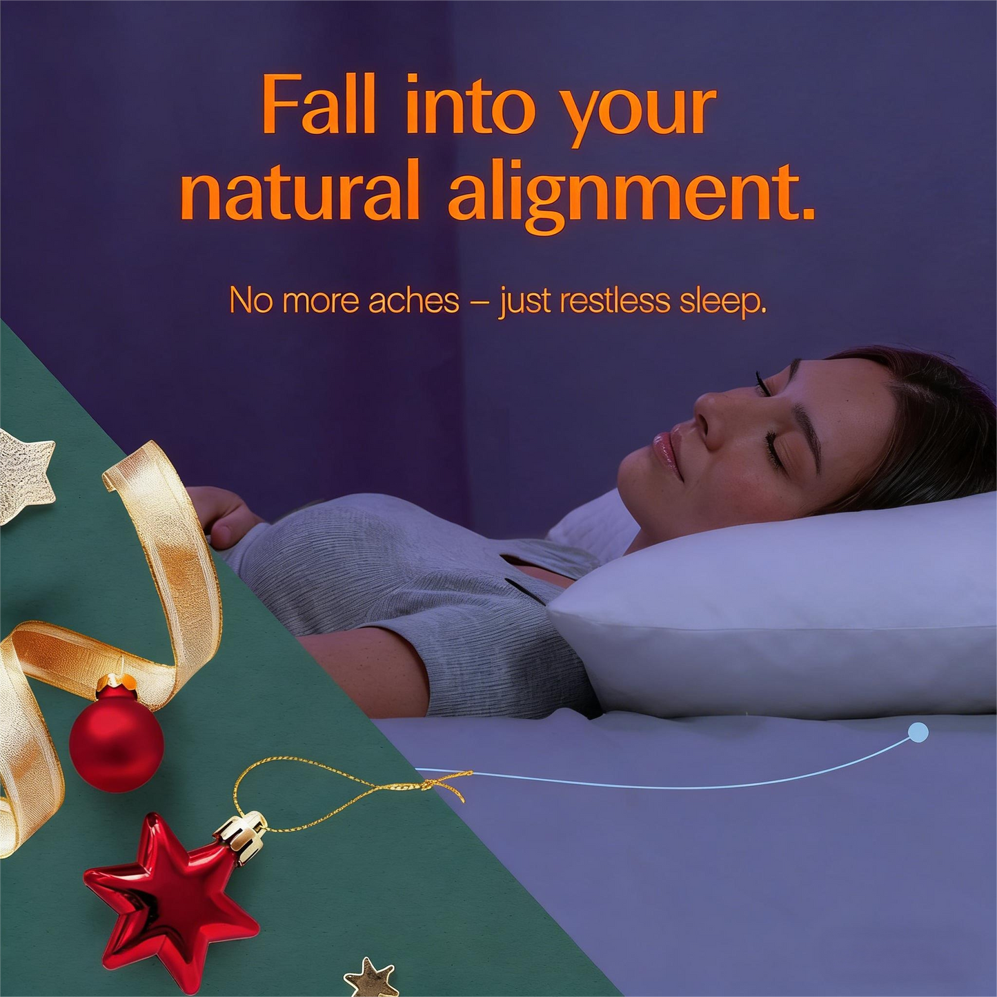 Ergonomic Support Pillow – Natural Alignment for Restful Sleep