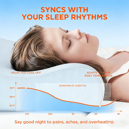Sleep-Adjusting Support Pillow for Cool, Pain-Free Rest
