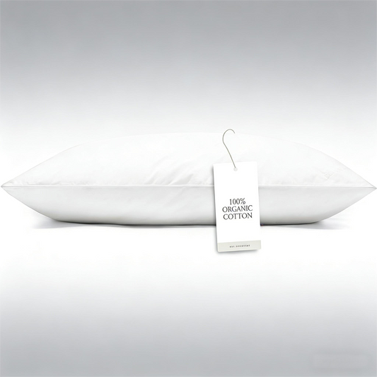 Sleep-Style Tailored Organic Cotton Pillow – Hypoallergenic Comfort