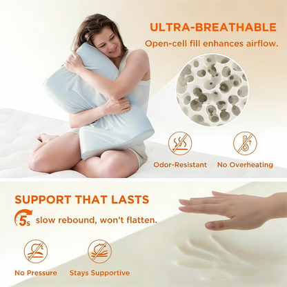Sleep-Adjusting Support Pillow for Cool, Pain-Free Rest