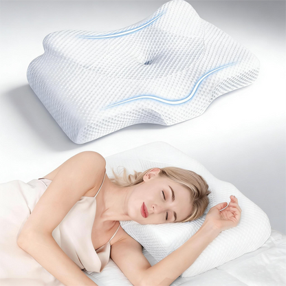 Multi-Position Cervical Support Pillow for Restful, Pain-Free Sleep