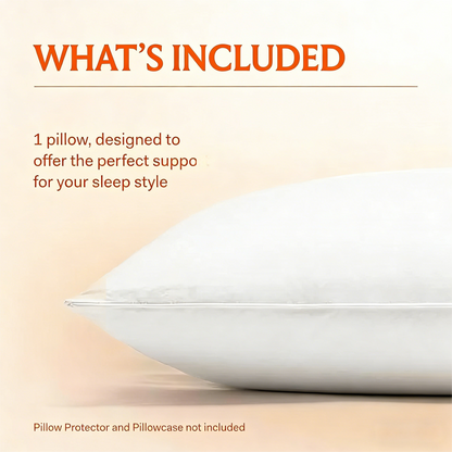 Sleep-Style Tailored Organic Cotton Pillow – Hypoallergenic Comfort