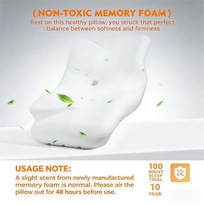 Multi-Position Cervical Support Pillow for Restful, Pain-Free Sleep