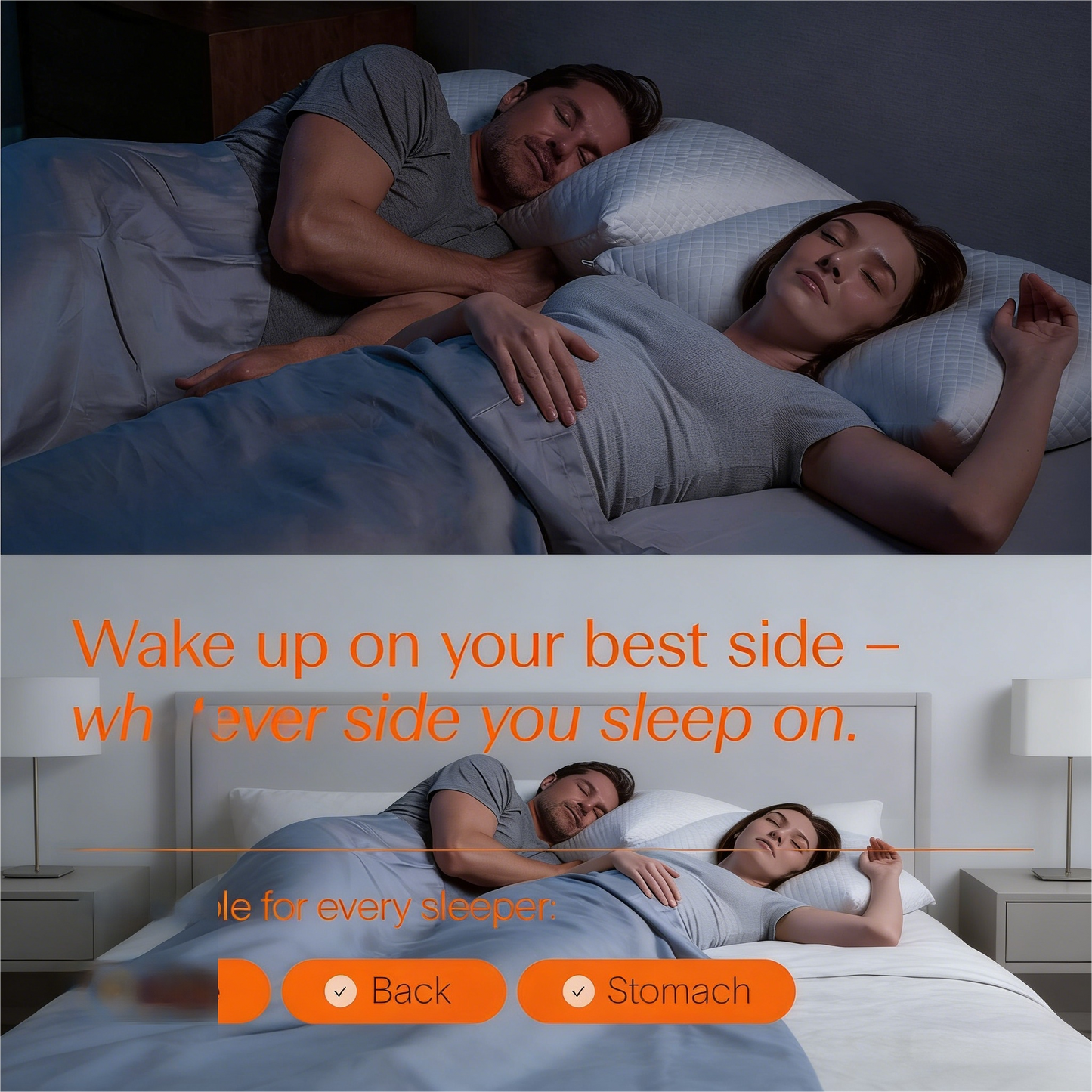 Ergonomic Support Pillow – Natural Alignment for Restful Sleep