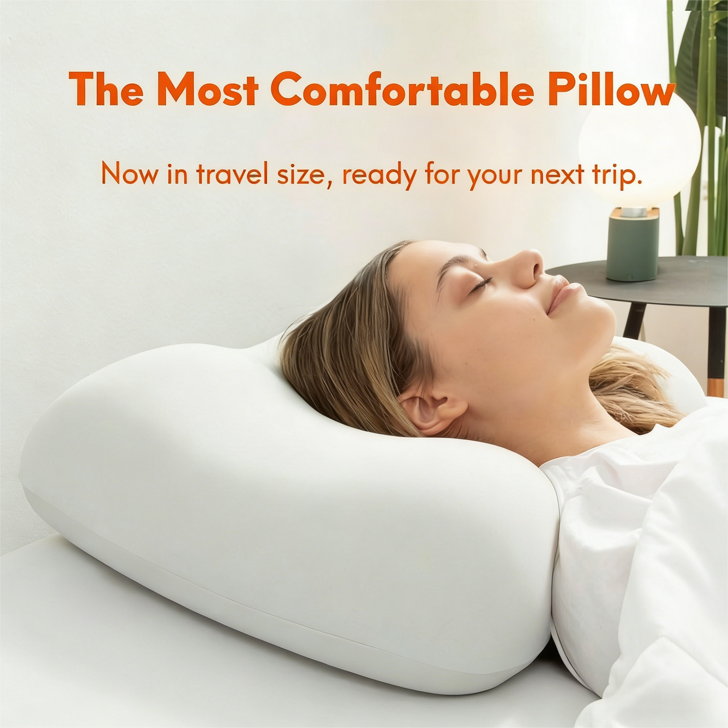 Travel-Friendly Plush Support Pillow – Compact Comfort On-the-Go