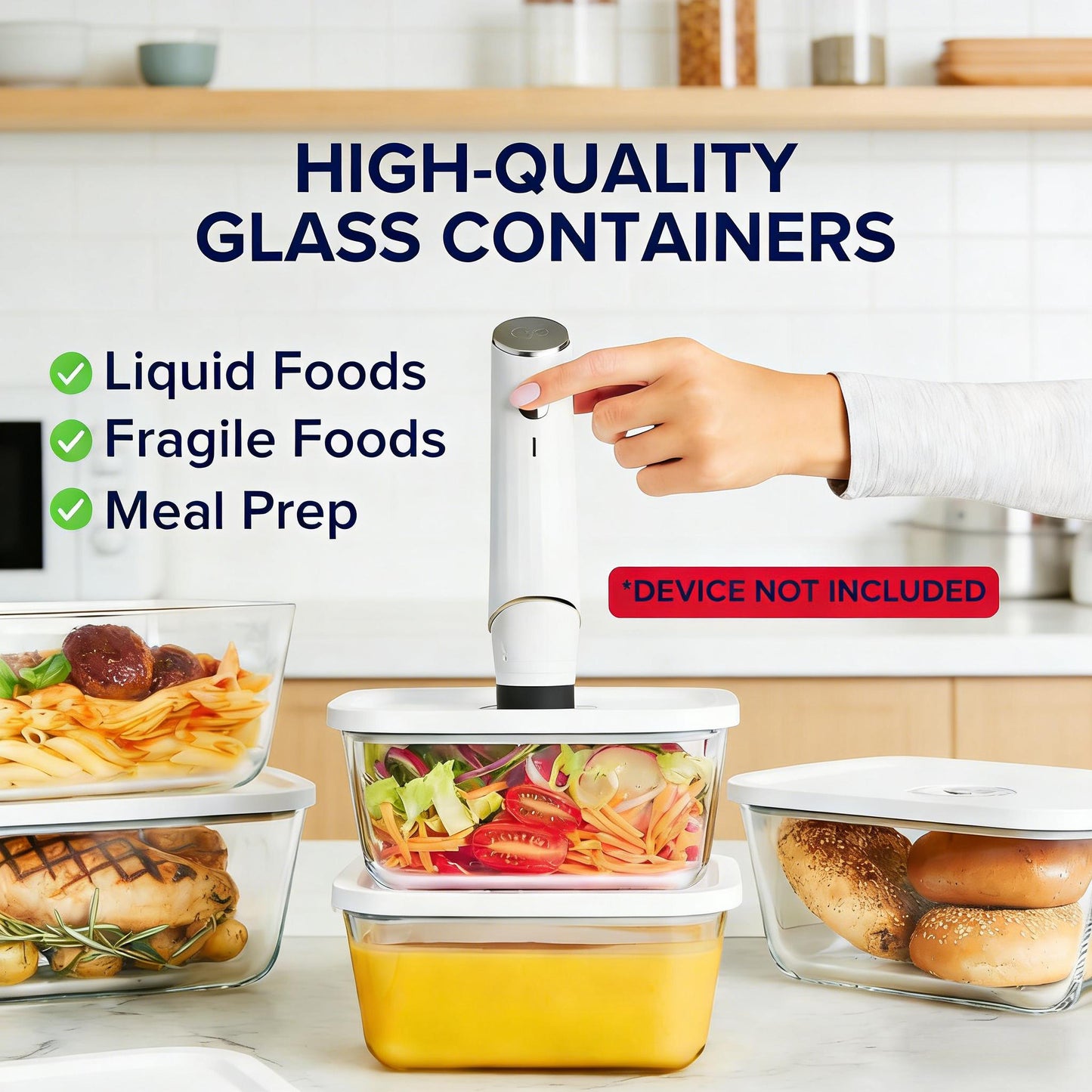 Vacuum Sealer Glass Container Set